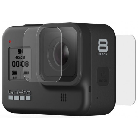 محافظ شیشه ایی نمایشگر و محافظ لنز گوپرو هیرو 8 - GoPro HERO8 Glass Lens + Screen